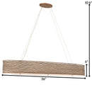 Six Light Linear Pendant<br /><span style="color:#4AB0CE;">Entrega: 4-10 dias en USA</span><br /><span style="color:#4AB0CE;font-size:60%;">PREGUNTE POR ENTREGA EN PANAMA</span><br />Collection: Flow<br />Finish: Hammered Ore