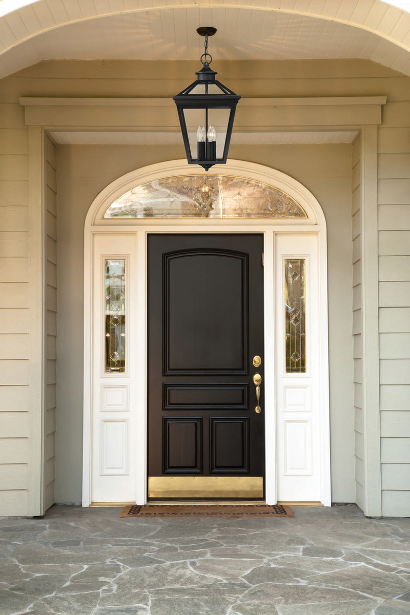 Four Light Outdoor Hanging Lantern<br /><span style="color:#4AB0CE;">Entrega: 4-10 dias en USA</span><br /><span style="color:#4AB0CE;font-size:60%;">PREGUNTE POR ENTREGA EN PANAMA</span><br />Collection: Ellijay<br />Finish: Black