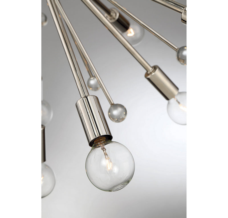 24 Light Chandelier<br /><span style="color:#4AB0CE;">Entrega: 4-10 dias en USA</span><br /><span style="color:#4AB0CE;font-size:60%;">PREGUNTE POR ENTREGA EN PANAMA</span><br />Collection: Galea<br />Finish: Polished Nickel