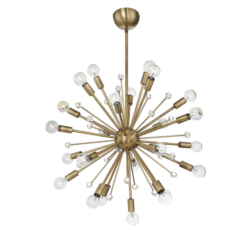 24 Light Chandelier<br /><span style="color:#4AB0CE;">Entrega: 4-10 dias en USA</span><br /><span style="color:#4AB0CE;font-size:60%;">PREGUNTE POR ENTREGA EN PANAMA</span><br />Collection: Galea<br />Finish: Warm Brass