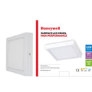 LÁMPARA DE TECHO LED SUPERFICIAL 12W, INTERRUPTOR PARA ELEGIR TONALIDAD DE LUZ CCT: 30K (815LM), 40K (916LM), 65K (827LM), 110-277V 5060HZ, CRI70, MARCA HONEYWELL.