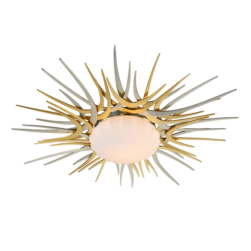 Corbett Lighting - 224-32-GL/SL - LED Flush Mount - Helios - Gold And Silver Leaf