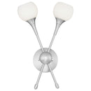 George Kovacs - P1802-084 - Two Light Wall Sconce - Pontil - Brushed Nickel