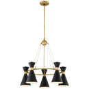 George Kovacs - P1825-248 - Five Light Chandelier - Conic - Honey Gold