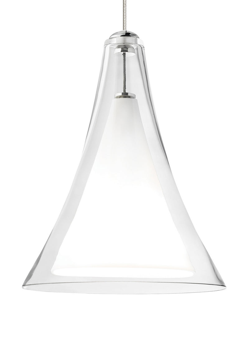 Visual Comfort Modern - 700FJMLPCC - One Light Pendant - Melrose - Chrome