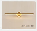 LÁMPARA DE PARED DECORATIVA MODERNA LED 10W, EMITE 600LM, TONALIDAD DE 3000K, 110-240V, 50-60HZ, ACABADO BRASS GOLD.