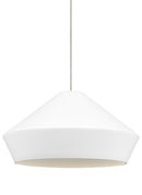 Visual Comfort Modern - 700MOBMLWS - One Light Pendant - Brummel - Satin Nickel