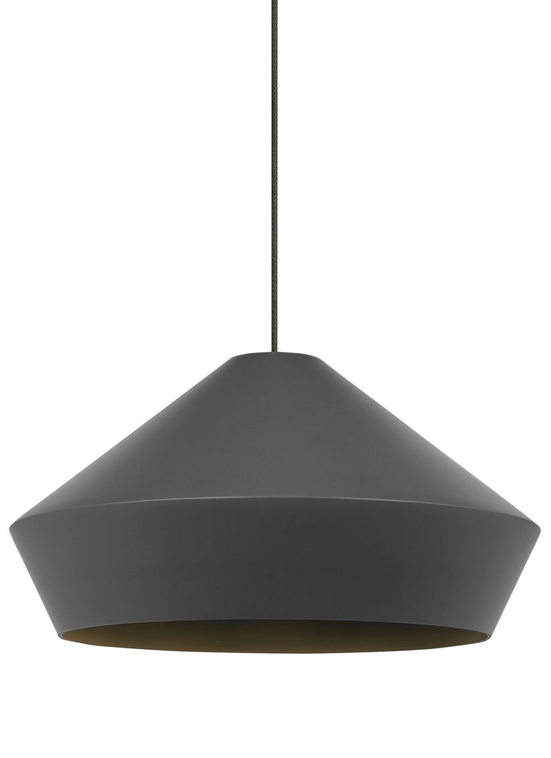 Visual Comfort Modern - 700MOBMLYS - One Light Pendant - Brummel - Satin Nickel