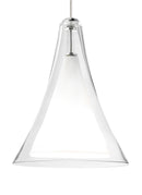 Visual Comfort Modern - 700MPMLPCS - One Light Pendant - Melrose - Satin Nickel