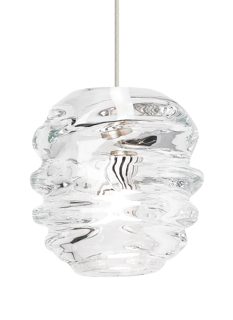 Visual Comfort Modern - 700TDADRCS - One Light Pendant - Audra - Satin Nickel