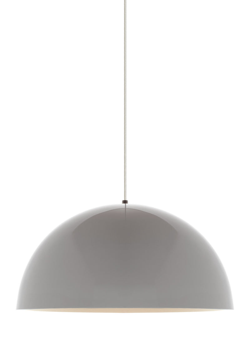 Visual Comfort Modern - 700TDPSP24WWB - One Light Pendant - Powell Street - Black