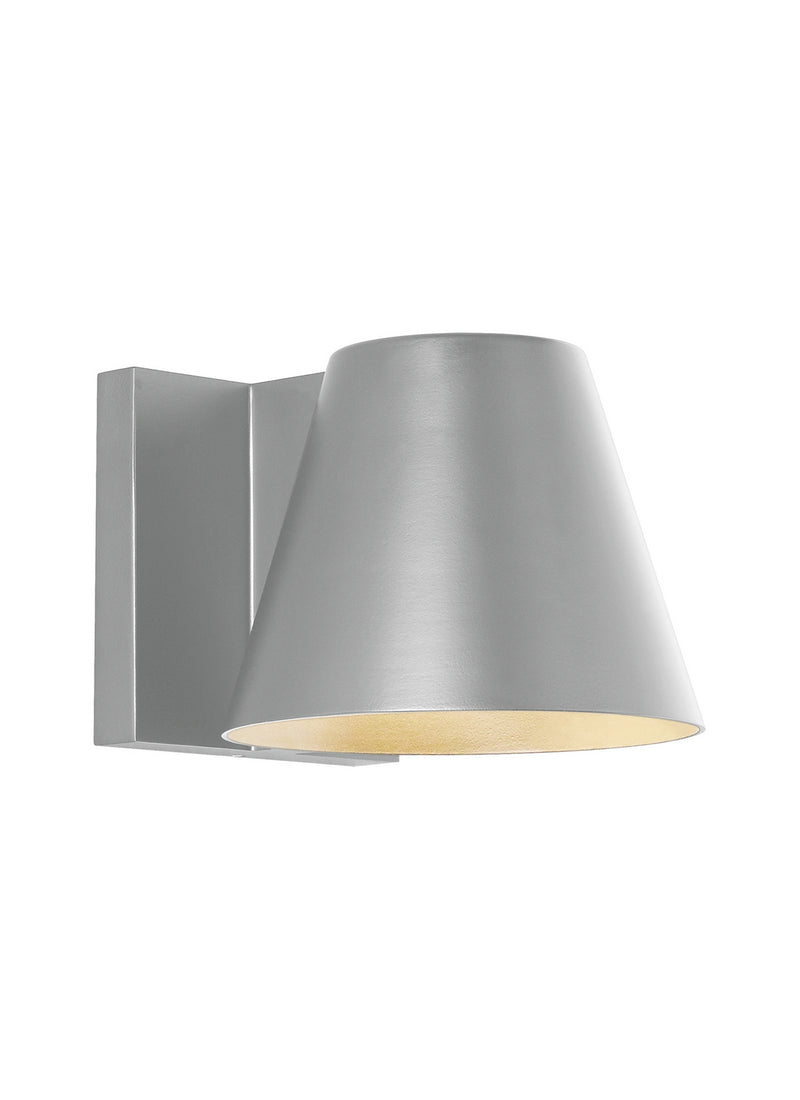 Visual Comfort Modern - 700WSBOW4I-LED830 - LED Outdoor Wall Mount - Bowman - Silver