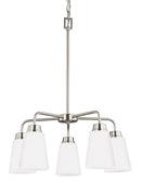 Generation Lighting - 3115205EN3-962 - Five Light Chandelier - Kerrville - Brushed Nickel