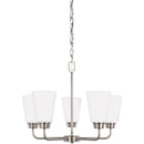 Five Light Chandelier<br /><span style="color:#4AB0CE;">Entrega: 4-10 dias en USA</span><br /><span style="color:#4AB0CE;font-size:60%;">PREGUNTE POR ENTREGA EN PANAMA</span><br />Collection: Kerrville<br />Finish: Brushed Nickel