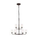Nine Light Chandelier<br /><span style="color:#4AB0CE;">Entrega: 4-10 dias en USA</span><br /><span style="color:#4AB0CE;font-size:60%;">PREGUNTE POR ENTREGA EN PANAMA</span><br />Collection: Kerrville<br />Finish: Bronze