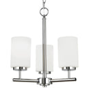Three Light Chandelier<br /><span style="color:#4AB0CE;">Entrega: 6-7 semanas en USA</span><br /><span style="color:#4AB0CE;font-size:60%;">PREGUNTE POR ENTREGA EN PANAMA</span><br />Collection: Oslo<br />Finish: Chrome