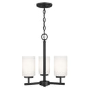 Three Light Chandelier<br /><span style="color:#4AB0CE;">Entrega: 4-10 dias en USA</span><br /><span style="color:#4AB0CE;font-size:60%;">PREGUNTE POR ENTREGA EN PANAMA</span><br />Collection: Oslo<br />Finish: Midnight Black