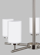 Five Light Chandelier<br /><span style="color:#4AB0CE;">Entrega: 4-10 dias en USA</span><br /><span style="color:#4AB0CE;font-size:60%;">PREGUNTE POR ENTREGA EN PANAMA</span><br />Collection: Oslo<br />Finish: Brushed Nickel