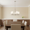 Generation Lighting - 31161-962 - Five Light Chandelier - Oslo - Brushed Nickel