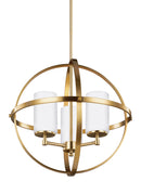 Generation Lighting - 3124603-848 - Three Light Chandelier - Alturas - Satin Brass
