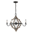Four Light Chandelier<br /><span style="color:#4AB0CE;">Entrega: 4-10 dias en USA</span><br /><span style="color:#4AB0CE;font-size:60%;">PREGUNTE POR ENTREGA EN PANAMA</span><br />Collection: Socorro<br />Finish: Stardust