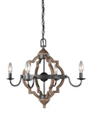 Four Light Chandelier<br /><span style="color:#4AB0CE;">Entrega: 4-10 dias en USA</span><br /><span style="color:#4AB0CE;font-size:60%;">PREGUNTE POR ENTREGA EN PANAMA</span><br />Collection: Socorro<br />Finish: Stardust