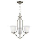 Generation Lighting - 3139003-962 - Three Light Chandelier - Emmons - Brushed Nickel