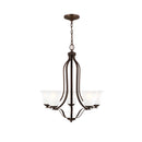 Generation Lighting - 3139005EN3-710 - Five Light Chandelier - Emmons - Bronze