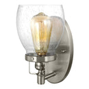One Light Wall / Bath Sconce<br /><span style="color:#4AB0CE;">Entrega: 4-10 dias en USA</span><br /><span style="color:#4AB0CE;font-size:60%;">PREGUNTE POR ENTREGA EN PANAMA</span><br />Collection: Belton<br />Finish: Brushed Nickel