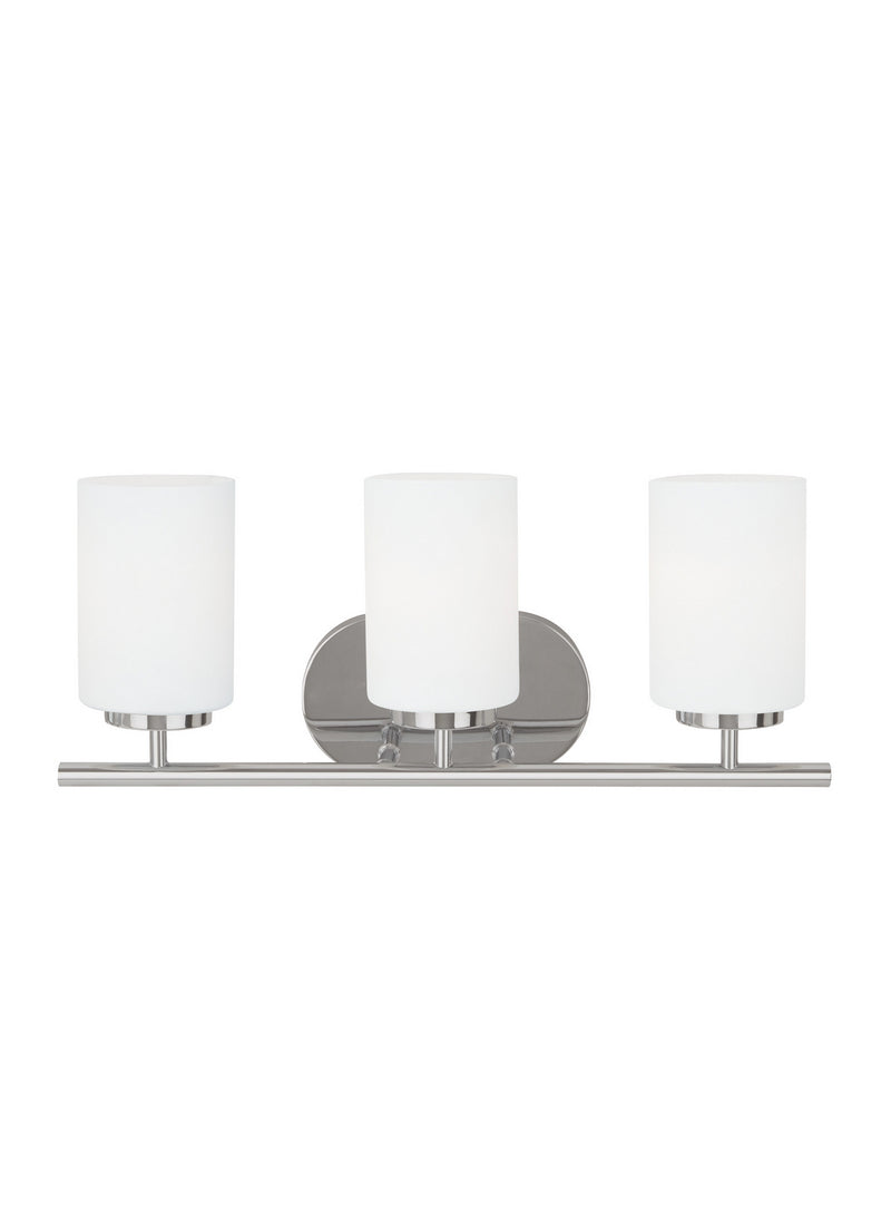 Generation Lighting. - 41162EN3-05 - Three Light Wall / Bath - Oslo - Chrome