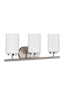 Generation Lighting - 41162EN3-962 - Three Light Wall / Bath - Oslo - Brushed Nickel