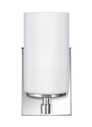 One Light Wall / Bath Sconce<br /><span style="color:#4AB0CE;">Entrega: 4-10 dias en USA</span><br /><span style="color:#4AB0CE;font-size:60%;">PREGUNTE POR ENTREGA EN PANAMA</span><br />Collection: Alturas<br />Finish: Chrome