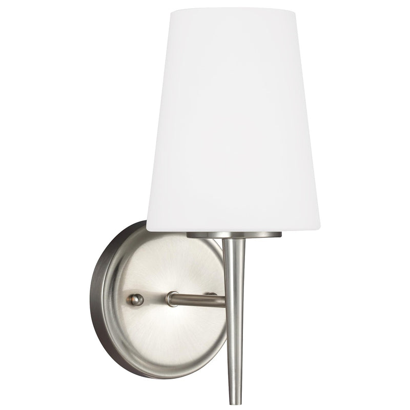 Generation Lighting - 4140401EN3-962 - One Light Wall / Bath Sconce - Driscoll - Brushed Nickel