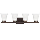 Generation Lighting - 4411604EN3-710 - Four Light Wall / Bath - Bayfield - Bronze