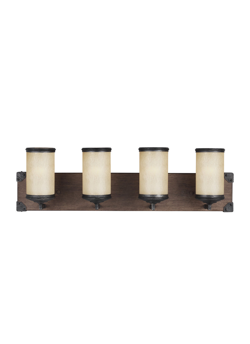 Generation Lighting - 4413304EN3-846 - Four Light Wall / Bath - Dunning - Stardust