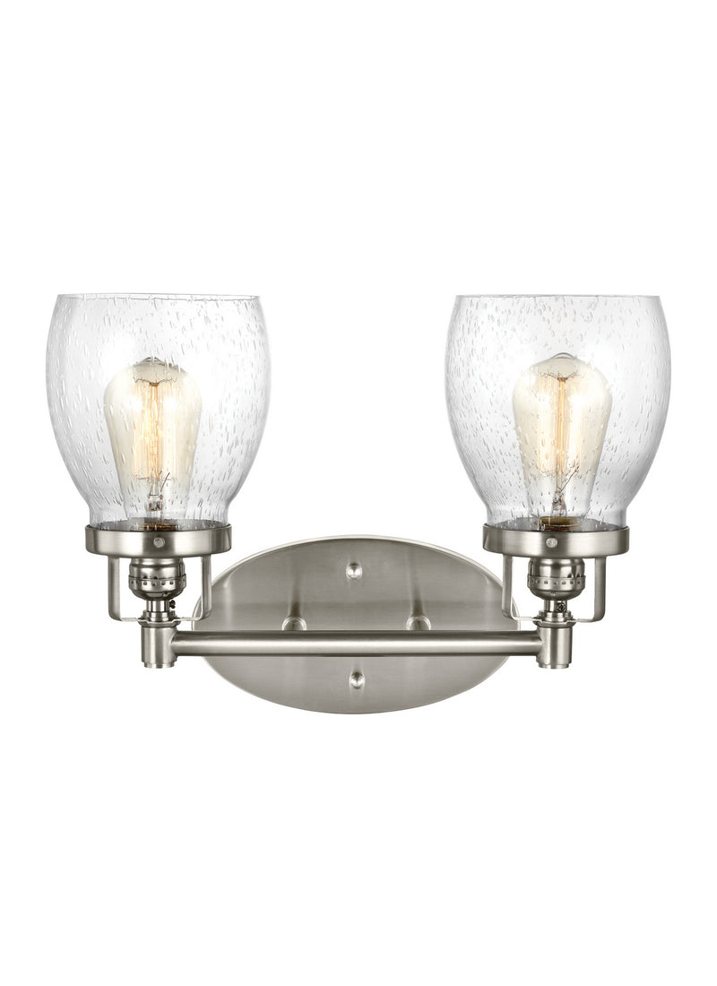 Generation Lighting - 4414502-962 - Two Light Wall / Bath - Belton - Brushed Nickel