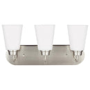 Generation Lighting - 4415203EN3-962 - Three Light Wall / Bath - Kerrville - Brushed Nickel