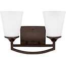Generation Lighting - 4424502EN3-710 - Two Light Wall / Bath - Hanford - Bronze