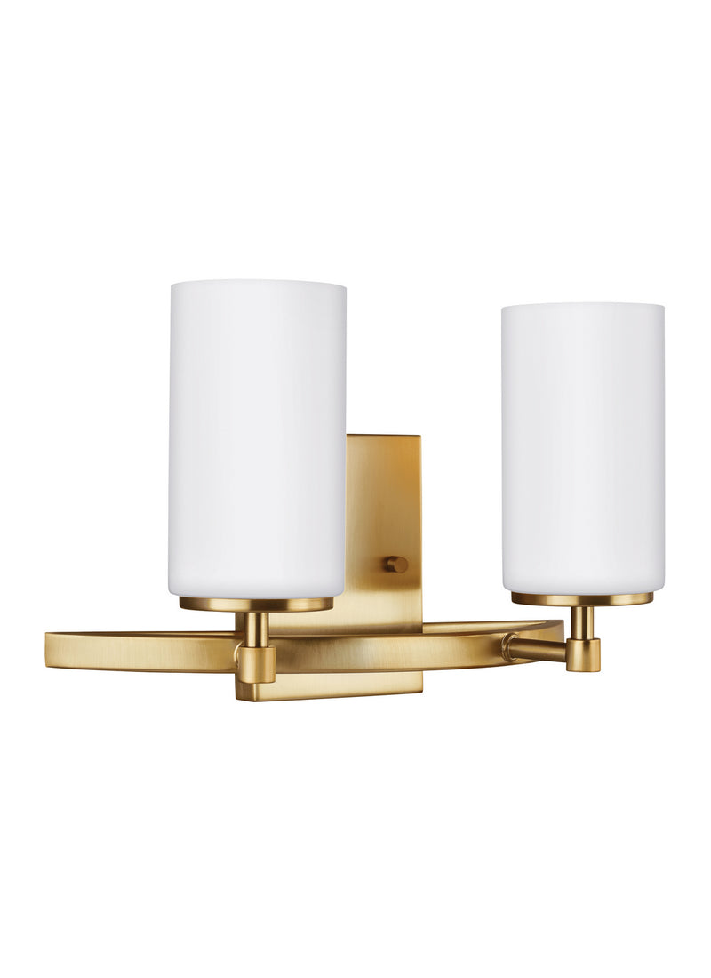 Generation Lighting - 4424602-848 - Two Light Wall / Bath - Alturas - Satin Brass