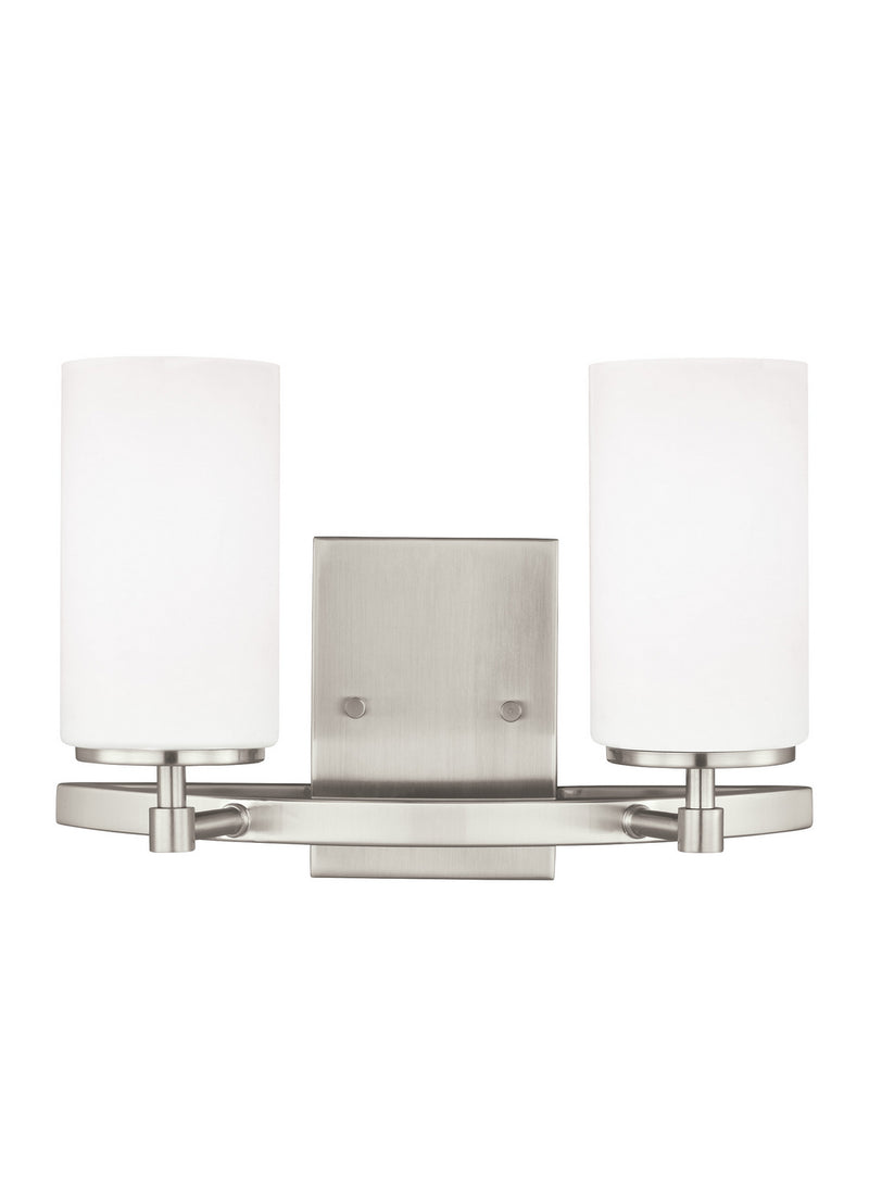 Generation Lighting - 4424602EN3-962 - Two Light Wall / Bath - Alturas - Brushed Nickel