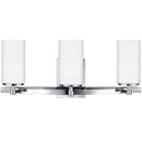 Three Light Wall / Bath<br /><span style="color:#4AB0CE;">Entrega: 4-10 dias en USA</span><br /><span style="color:#4AB0CE;font-size:60%;">PREGUNTE POR ENTREGA EN PANAMA</span><br />Collection: Alturas<br />Finish: Chrome