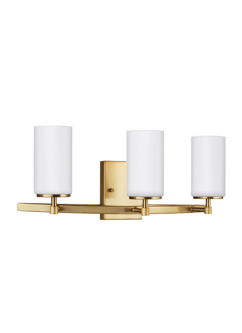 Generation Lighting - 4424603-848 - Three Light Wall / Bath - Alturas - Satin Brass