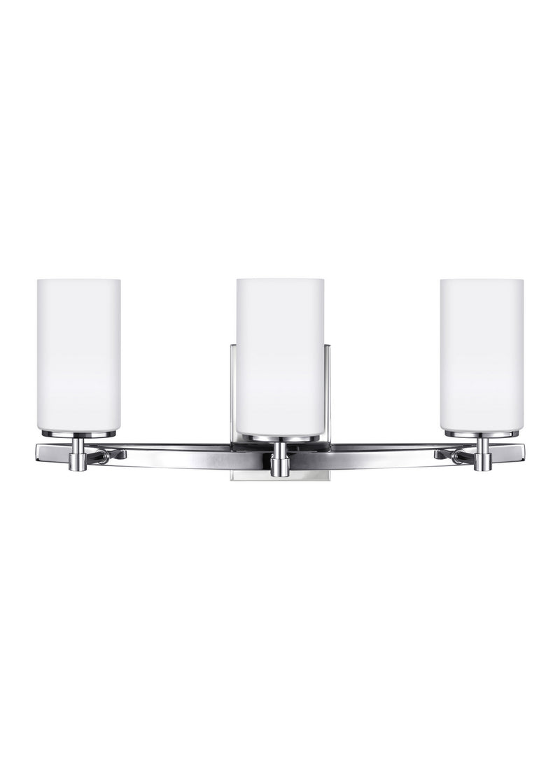 Three Light Wall / Bath<br /><span style="color:#4AB0CE;">Entrega: 4-10 dias en USA</span><br /><span style="color:#4AB0CE;font-size:60%;">PREGUNTE POR ENTREGA EN PANAMA</span><br />Collection: Alturas<br />Finish: Chrome