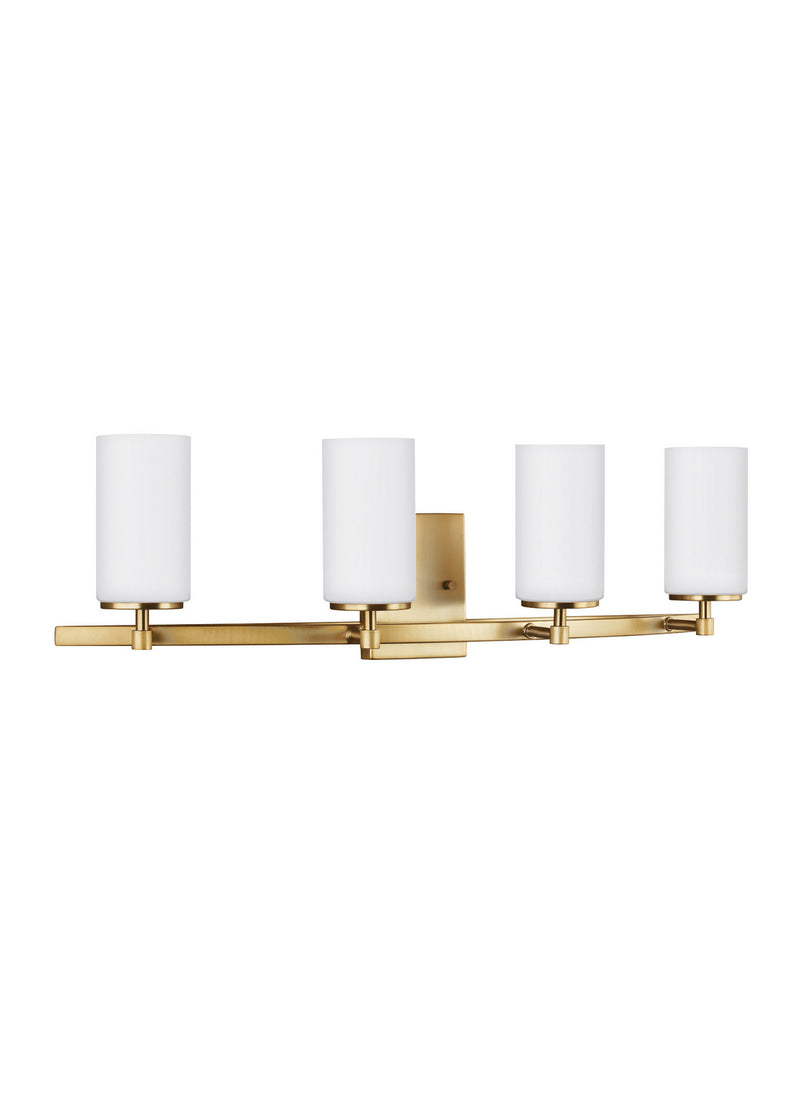 Generation Lighting - 4424604EN3-848 - Four Light Wall / Bath - Alturas - Satin Brass