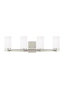 Generation Lighting - 4424604EN3-962 - Four Light Wall / Bath - Alturas - Brushed Nickel