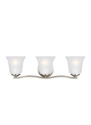 Generation Lighting - 4439003EN3-962 - Three Light Wall / Bath - Emmons - Brushed Nickel