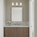 Generation Lighting - 4439103EN3-962 - Three Light Wall / Bath - Hettinger - Brushed Nickel