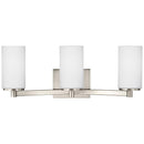 Generation Lighting - 4439103EN3-962 - Three Light Wall / Bath - Hettinger - Brushed Nickel