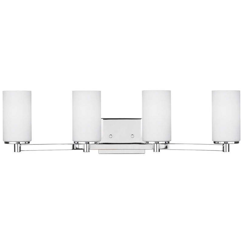 Generation Lighting - 4439104-05 - Four Light Wall / Bath - Hettinger - Chrome