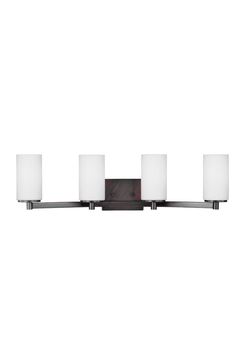 Generation Lighting - 4439104-710 - Four Light Wall / Bath - Hettinger - Bronze
